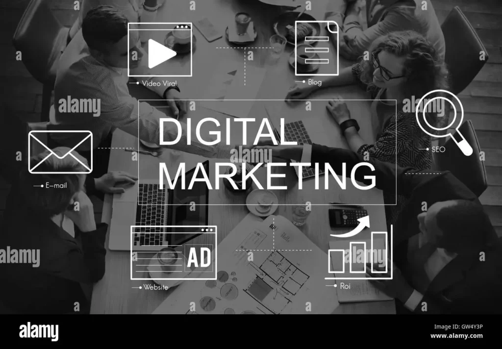 digital marketing media technology graphic concept gw4y3p